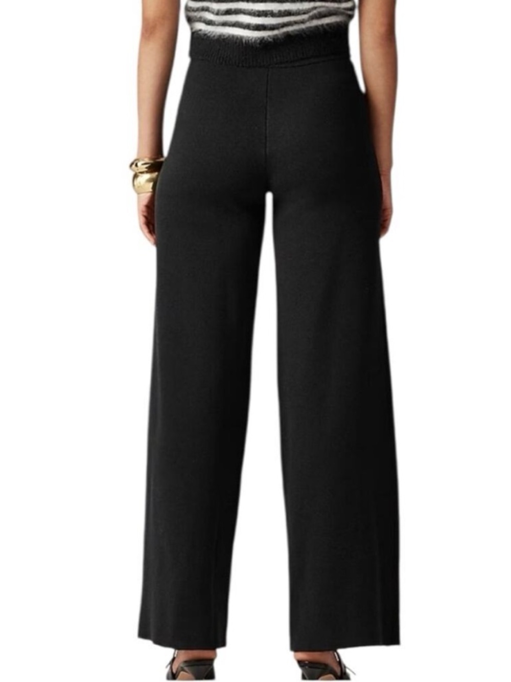 J. Crew - Black Sailor Sweater Trouser Pants in Tencel Lyocell Blend - Picture 4 of 6